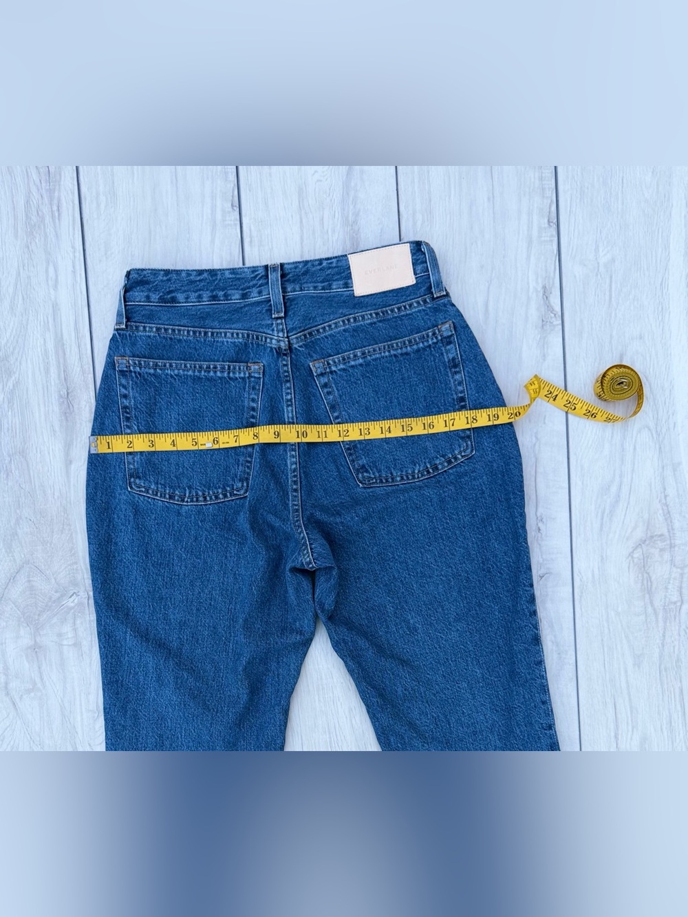 Everlane The Curvy 90’s Cheeky Straight Jean 28 Button Fly Y2K High Rise Stretch - Picture 13 of 14